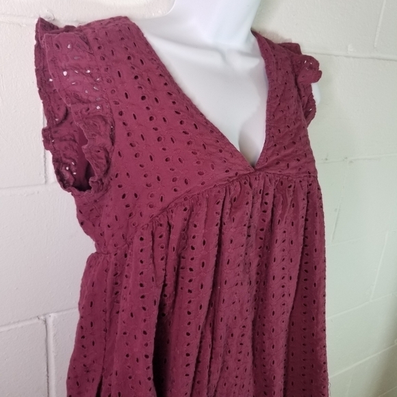 The Impeccable Pig eyelet mini dress - Picture 8 of 11